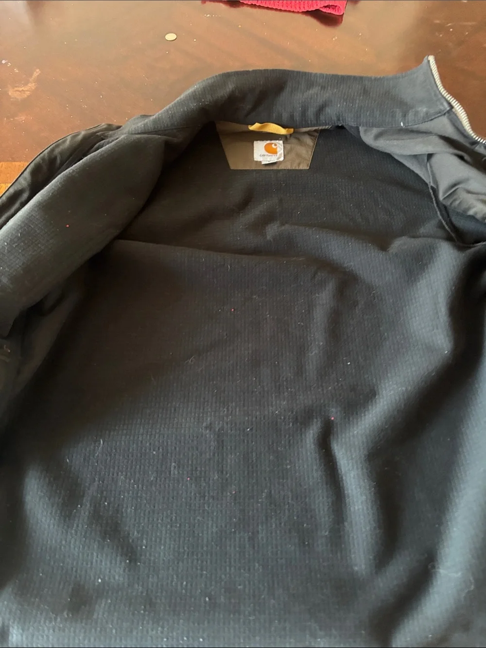 Carhartt medium Men’s Gray Zip-Front Lightweight Jacket